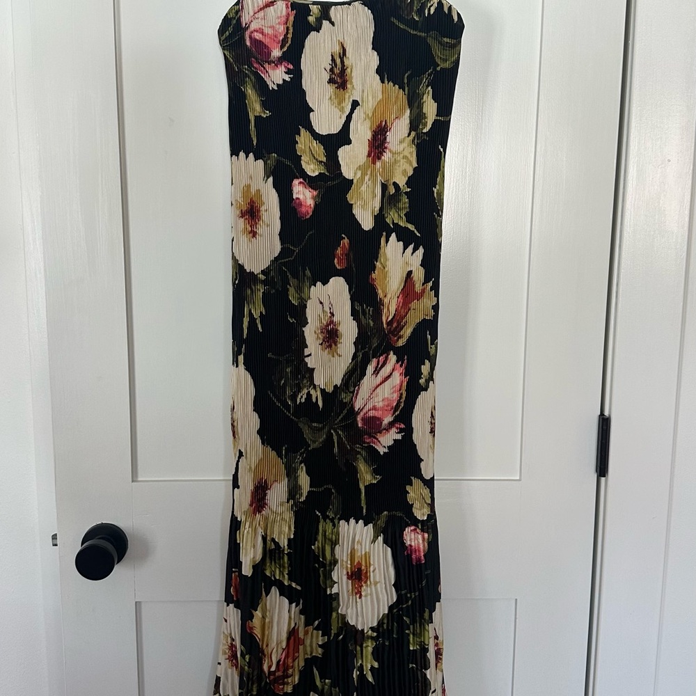 Abercrombie & Fitch Giselle Pleat Release Midi Dress